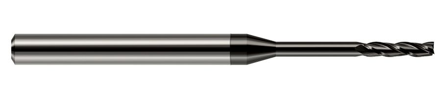 Picture of Harvey Tool 10020 Dia 0.02 Loc 0.10 Oal2.50 End Mill Standard Flute Standard Helix Carbide Diamond Single End Square Sharp